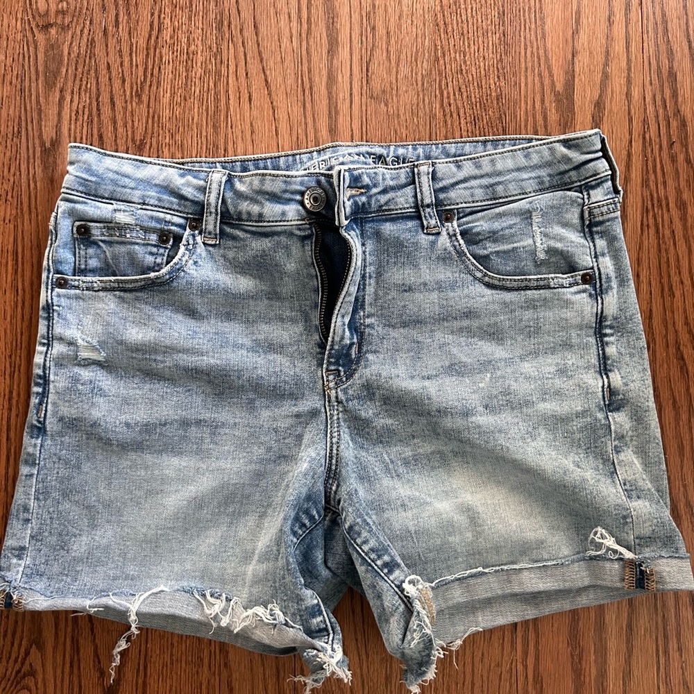 American Eagle Outfitters Light Blue Jean Shorts